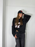 Maglia basket nera
