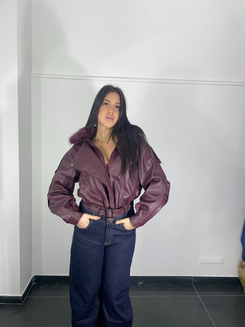 Bomber con Ecopelliccia