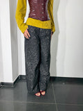 Jeans animalier grigio