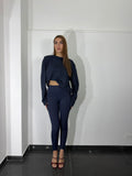 Lounge sleeve blu