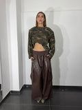 Pantalone ecopelle