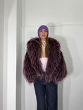 Ecofur bordeaux e rosa